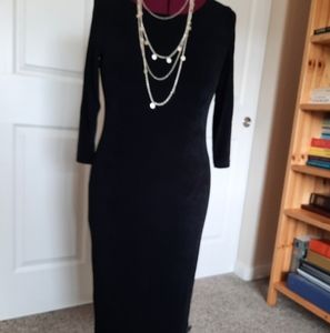 Black long sleeve dress
